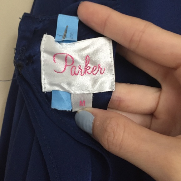 Tucker NYC sleeveless blue drape jumpsuit M - Picture 8 of 16